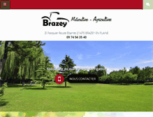 Tablet Screenshot of brazey-agri-motoculture.fr